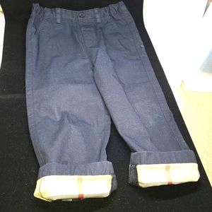 Burberry Pants navy 3Y. Authentic